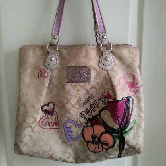 Authentic Coach Poppy Bag - Picture 1 of 4